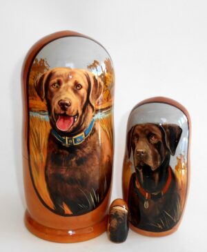 Pointer doggy nesting Doll Babooshki s