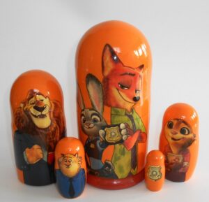 Zootopia Babushka matryoshka nesting Doll Babooshki Babushkas