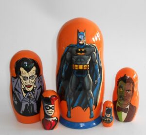 Batman Babushka matryoshka nesting Doll Babooshki Babushkas