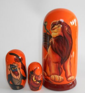 Lion King nesting Doll Babooshki s