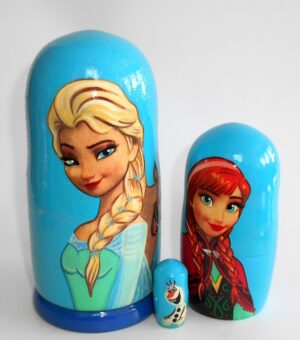 Frozen with Sven nesting Doll Babooshki s