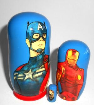 Captain America small nesting Doll Babooshki s