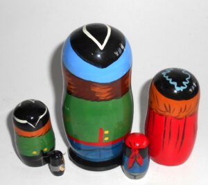 Pirates small nesting doll Babooshki s