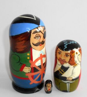 Pirates small nesting doll Babooshki s