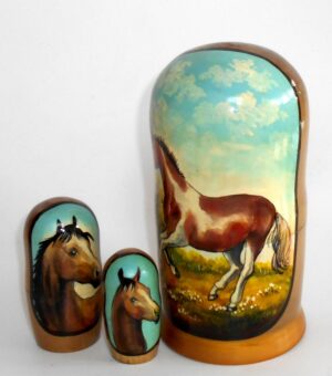 Horsy horse nesting Doll Babooshki s