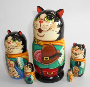 Puss in Boots nesting Doll Babooshki s