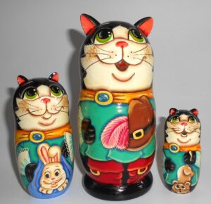 Puss in Boots nesting Doll Babooshki s