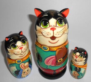 Puss in Boots nesting Doll Babooshki s