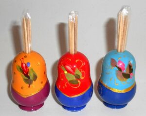 3 x Toothpick holder set 2