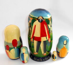Kazimir Malevich Babushka Matryoshka nesting Doll Babooshki Babushkas