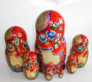 Summer village life 7-set nesting Doll Babooshki s