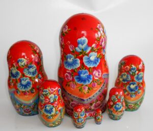 Summer village life 7-set nesting Doll Babooshki s