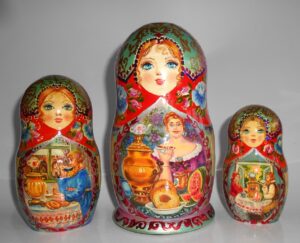 Summer village life 7-set nesting Doll Babooshki s