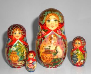 Summer village life 7-set nesting Doll Babooshki s
