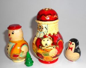 Huge Xmas Tree 42 cm nesting Doll Babooshki s