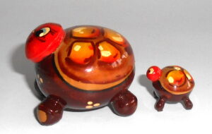 Turtles 2-set Babushka Matryoshka nesting Doll Babooshki Babushkas