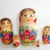 Klara small in light dress Babushka Matryoshka nesting Doll Babooshki Babushkas