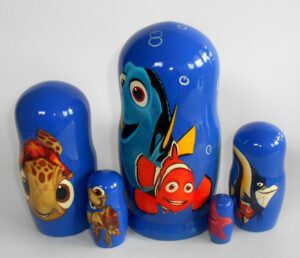 Finding Nemo dark blue nesting Doll Babooshki s