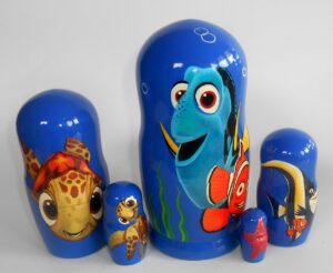 Finding Nemo dark blue nesting Doll Babooshki s
