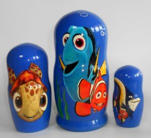 Finding Nemo dark blue nesting Doll Babooshki s