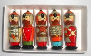Christmas décor Russian Knights (XIV -XV) 5-set BOX SET
