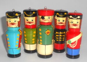 Christmas décor Kutusov’s Russian Army (1812) 5-set BOX SET - 5