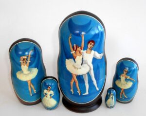 Classical Ballet I Babushka Matryoshka nesting Doll Babooshki Babushkas