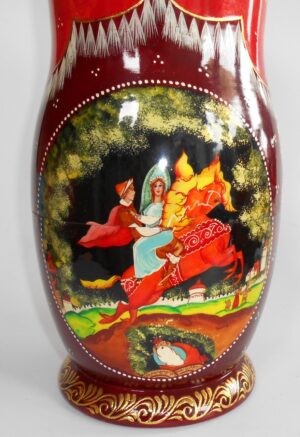 Russian Fairy Tales giant 15-set nesting Doll Babooshki s