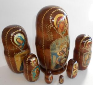 Our Lady 7-set nesting Doll Babooshki s
