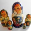 Snow Queen 5-set large nesting Doll Babooshki s