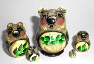 Funny Koala mini Babushka Matryoshka nesting Doll Babooshki Babushkas
