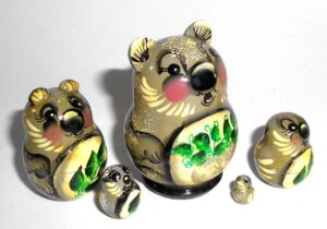 Funny Koala mini nesting Doll Babooshki s