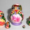MINI Masha small in purple dress TINY nesting Doll Babooshki s