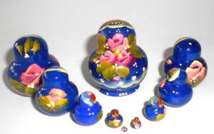 MINI with fairy tale 10-set TINY nesting Doll Babooshki s