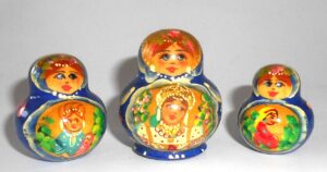 MINI with fairy tale 10-set TINY nesting Doll Babooshki s