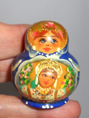 MINI with fairy tale 10-set TINY nesting Doll Babooshki s