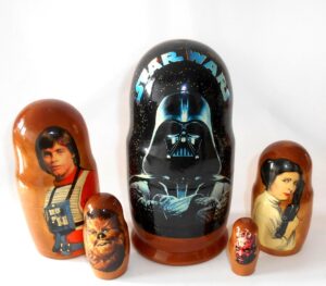 Star Wars Babushka Matryoshka nesting Doll Babooshki Babushkas