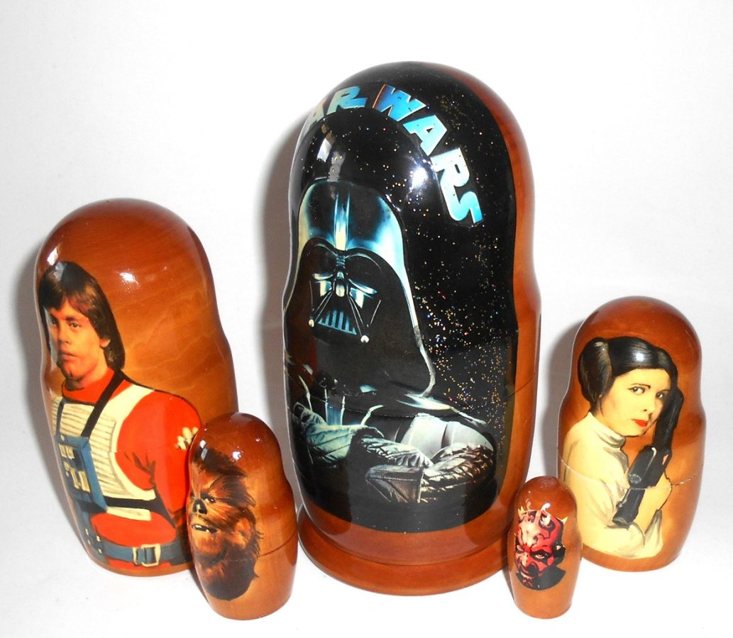 Star Wars Babushka Matryoshka Nesting Doll – Dolls In Dolls - Authentic ...