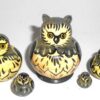 MINI Funny Owl 5-set TINY nesting Doll Babooshki s