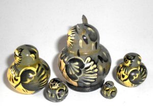 MINI Funny Owl 5-set TINY nesting Doll Babooshki s