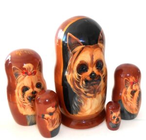 Yorkshire Terrier nesting Doll Babooshki s