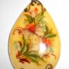 Pendant drop s hape: Flowers on light yellow Babooshki s