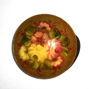 Hair dress: Flowers on gold Babooshki s