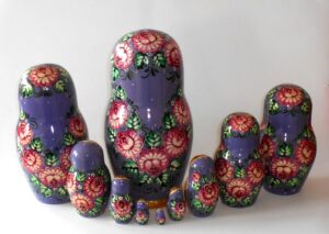 Cinderella multi-figure 10-set Huge Babushka Matryoshka nesting Doll Babooshki Babushkas - Image 9