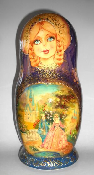 Cinderella multi-figure giant 15-set nesting Doll Babooshki s