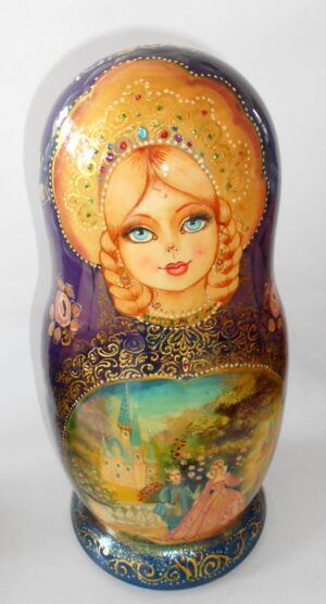 Cinderella multi-figure giant 15-set nesting Doll Babooshki s