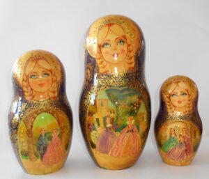 Cinderella multi-figure giant 15-set nesting Doll Babooshki s