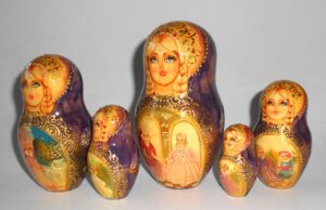 Cinderella multi-figure giant 15-set nesting Doll Babooshki s