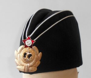Forage navy Cap with single badge black (Pilotka) - 2