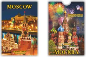 MOSCOW PLAYING CARDS Babushka Matryoshka nesting Doll  Babooshki Babushkas
